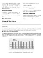 Typical uses. Simple, highly stressed castings of uniformDensity. 1.83 g/cm (0.066 lb/in. ) at 20 pdf