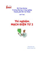 Bài giảng mạch điện tử 2 pptx