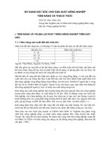 SỬ DỤNG ĐẤT DỐC CHO SẢN XUẤT NÔNG NGHIỆP TIỀM NĂNG VÀ THÁCH THỨC PGS.TS Đào Châu Thu pot