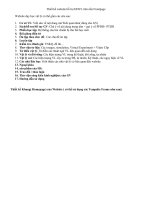 Thiết kế website hỗ trợ DHVL trên nền Frontpage pot