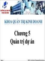 Chương 5: Quản trị dự án pot