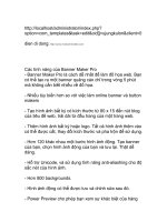 Các tính năng của Banner Maker Pro doc