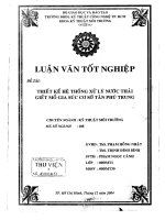 Thiết kế hệ thống xử lý nước thải giết mổ gia súc cơ sở Tân Phú Trung pot