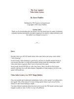 The Case Against Video Sales Letters By Jason Fladlien potx