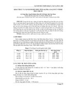 Báo cáo khoa học: Khai thác và vận hành hệ phân tích alpha analysyt với bộ mẫu chuẩn pot