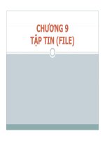 PHƯƠNG PHÁP LẬP TRÌNH_9 ppt