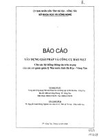 Luận văn:Hệ thống thông tin Bảo mật Mạng máy tính Bà Rịa doc