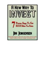 A New Way To INVEST7 Proven Steps To Get RICH ppt