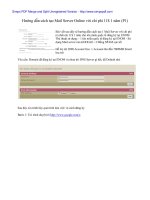 Hướng dẫn cách tạo Mail Server Online với chi phí 11$ 1 năm doc