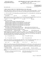 Đề thi khảo sát chất lượng lớp 12 lần 3 môn vật lý docx