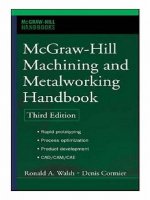 mcgraw hill machining and metalworking handbook 3rd ed r walsh d cormier mcgraw hill 2006 ww 9 pptx