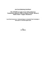 Join the ePublishing Gold Rush: Why ANYONE can make money selling eBooks pdf