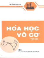 Hóa học vô cơ tập 2 potx