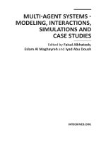 MULTI AGENT SYSTEMS MODELING, INTERACTIONS, SIMULATIONS AND CASE STUDIES docx