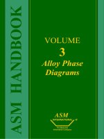 The Materials Information Company.Publication Information and alloy phase diagrams volume 3 pot
