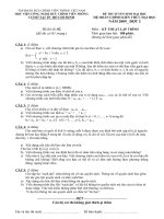 Đề thi tuyển sinh đại học hệ hoàn chỉnh kiến thức đại học năm 2009 - đợt 2- học viện công nghệ bưu chính viễn thông việt nam pot
