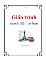 Giáo trình mạch điện cơ bản potx