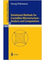 Variational Methods for Crystalline Microstructure - Analysis and Computation pptx