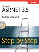 Microsoft ASP.NET 3.5: Step by Step pdf