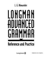 Longman Advanced Grammar Referance and Practice pptx