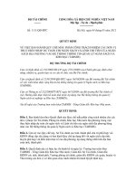 Quyết định số 1111/QĐ-BTC potx