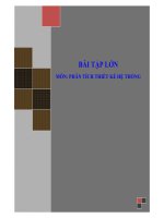 Đồ án tốt nghiệp - Phân tích thiết kế hệ thống - Quản lý tạm trú, tạm vắng doc