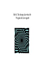 Bài 6. Tác dụng cua màu đv Thị Giác và con người potx