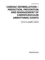 CARDIAC DEFIBRILLATION – PREDICTION, PREVENTION AND MANAGEMENT OF CARDIOVASCULAR ARRHYTHMIC EVENTS pptx