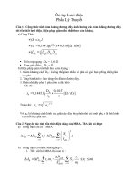 Ôn tập Lưới điện Phần Lý Thuyết docx