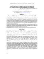 Báo cáo khoa học : NÂNG CAO NĂNG SUẤT SINH SẢN CỦA LỢN NÁI MÓNG CÁI TẠI TỈNH QUẢNG TRỊ BẰNG PHƯƠNG PHÁP LÀM TƯƠI MÁU docx