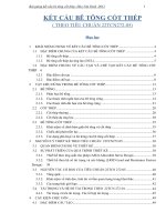 Bài giảng kết cấu bê tông cốt thép - Đào Văn Dinh docx