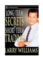 LONG-TERM SECRETS TO SHORT-TERM TRADING pptx