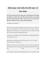 Khôi phục tinh thần khi đối mặt với khó khăn ppt