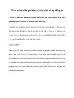 Phần mềm miễn phí bảo vệ máy tính và sự riêng tư pdf