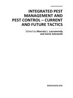 INTEGRATED PEST MANAGEMENT AND PEST CONTROL – CURRENT AND FUTURE TACTICS docx