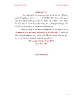 Đề tài “Sử dụng sơ đồ tư duy trong dạy học lịch sử ở trường THPT” doc