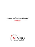 Quản lý doanh nghiệp tư xa bằng phần mềm - Vtranet docx