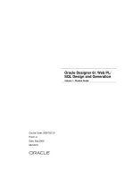 Oracle Designer 6i: Web PL/ SQL Design and Generation docx
