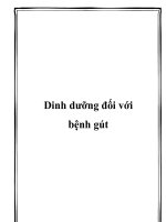 Dinh dưỡng đối với bệnh gút ppt