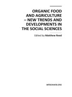 ORGANIC FOOD AND AGRICULTURE – NEW TRENDS AND DEVELOPMENTS IN THE SOCIAL SCIENCES pot