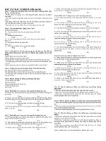 Đáp án trắc nghiệm môn marketing căn bản pptx