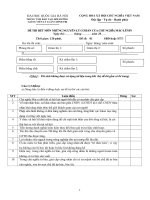 ĐỀ THI HẾT MÔN NHỮNG NGUYÊN LÝ CƠ BẢN CỦA CHỦ NGHĨA MÁC-LÊNIN - ĐỀ SỐ 1 pdf