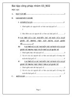 Đề tài : NGUYÊN TẮC CƠ BẢN CỦA LUẬT QUỐC TẾ TRONG VIỆC THỰC THI LUẬT QUỐC TẾ pdf