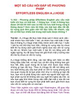 MỘT SỐ CÂU HỎI ĐÁP VỀ PHƯƠNG PHÁP EFFORTLESS ENGLISH A.J.HOGE pot
