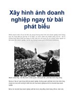 Xây hình ảnh doanh nghiệp ngay từ bài phát biểu docx