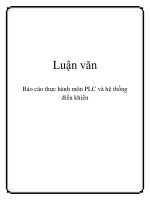 Báo cáo thực hành môn PLC và hệ thống điều khiển potx