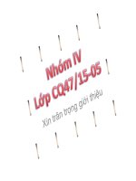 Kinh tế vi mô: Cấu trúc thị trường sản phẩm potx