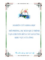 NGHIÊN CỨU KHOA HỌC-ĐỀ TÀI:
