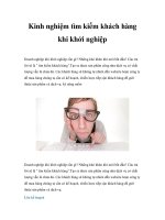 Kinh nghiệm tìm kiếm khách hàng khi khởi nghiệp pot