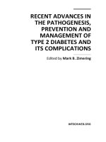 RECENT ADVANCES IN THE PATHOGENESIS, PREVENTION AND MANAGEMENT OF TYPE 2 DIABETES AND ITS pptx